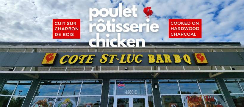 Legendary charcoal rotisserie chicken in Montreal’s West Island. Côte St-Luc BBQ serves comfort food classics with timeless flavor and family-friendly charm.